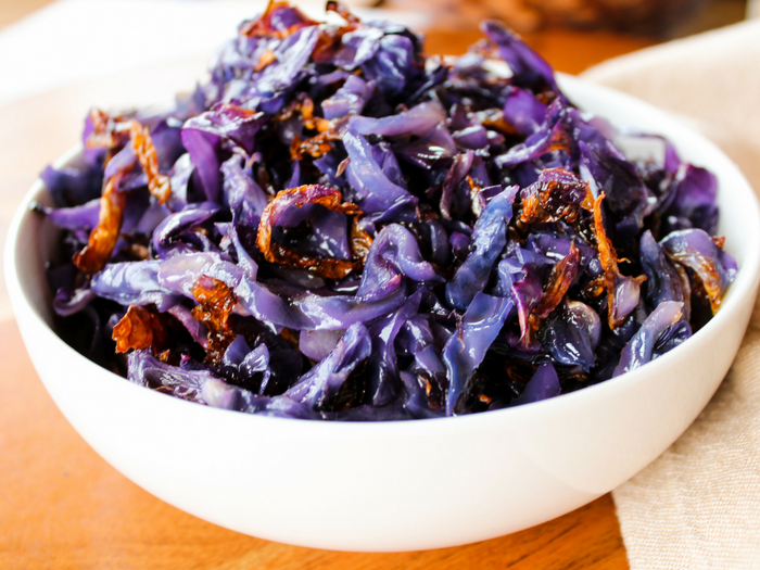 Roasted Red Cabbage The Whole Cook