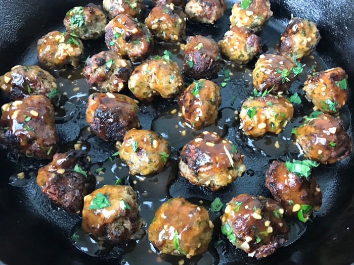 Pineapple Teriyaki Turkey Meatballs The Whole Cook