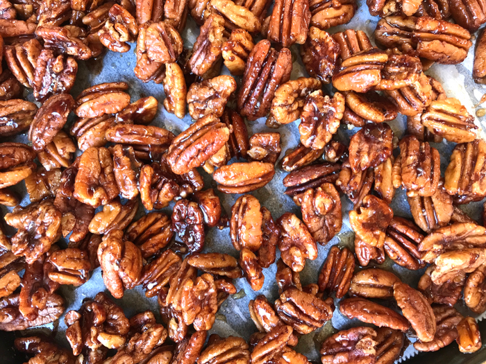 Sticky Candied Pecans The Whole Cook
