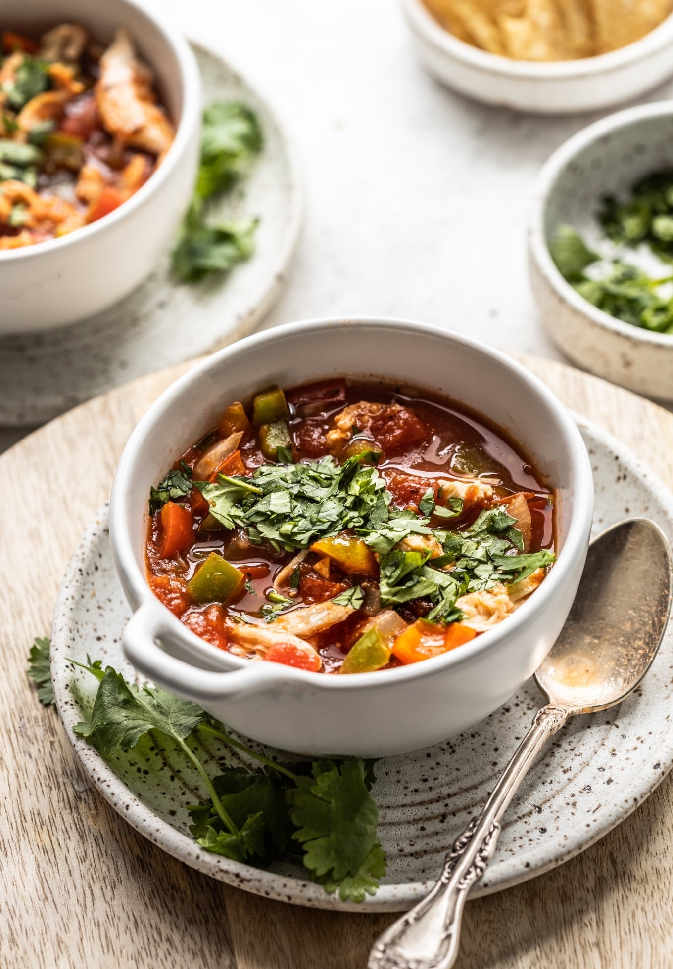 Easy Slow Cooker Taco Soup Recipe With Chicken & Beef - Fun Happy Home