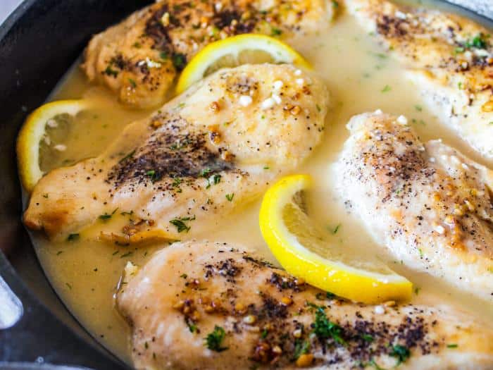 Creamy Lemon Garlic Chicken - The Whole Cook