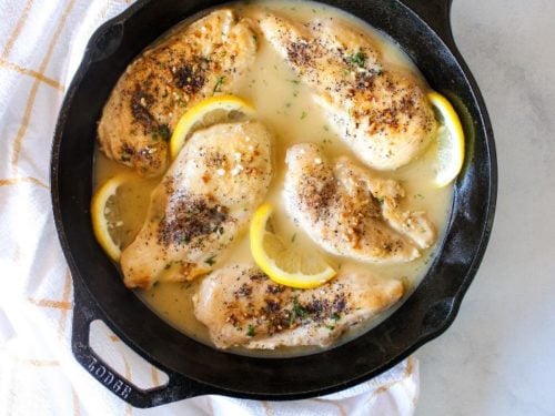 Creamy Lemon Garlic Chicken - The Whole Cook