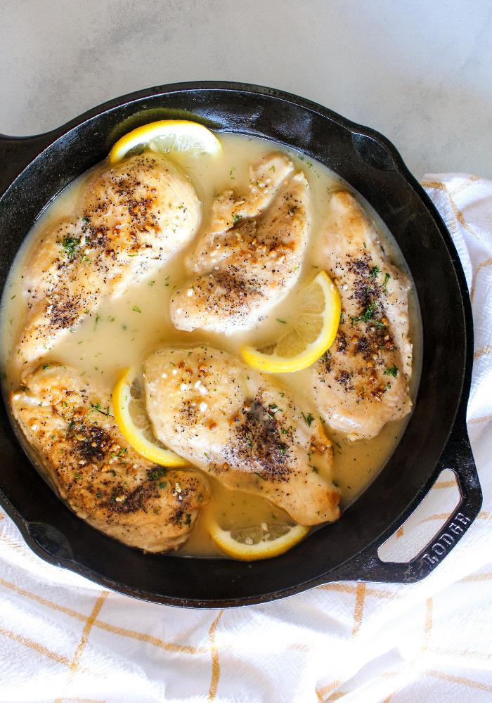 Creamy Lemon Garlic Chicken - The Whole Cook