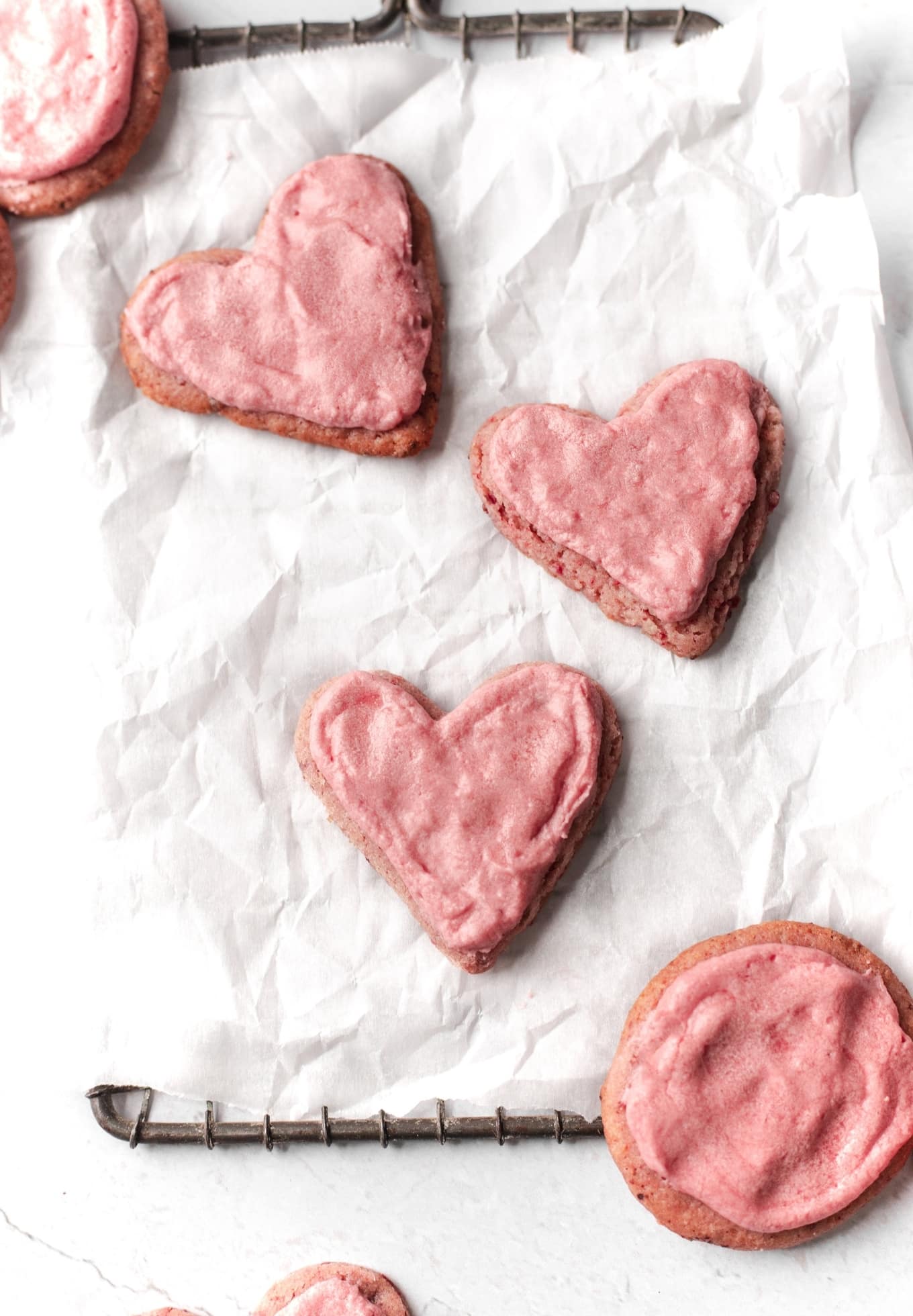 Dye Free Strawberry Cookies - The Whole Cook