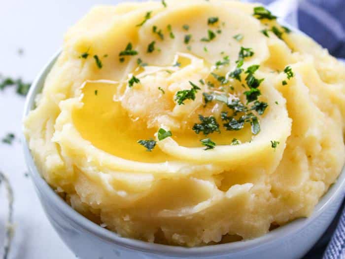 Light & Creamy Mashed Potatoes - The Whole Cook