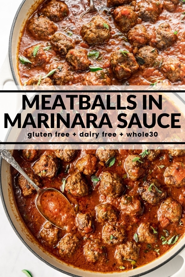 Meatballs in Marinara Sauce The Whole Cook