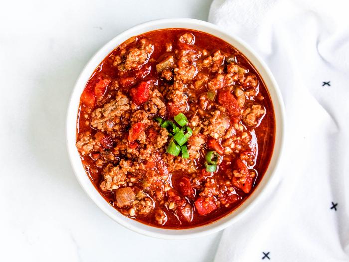 No Bean 30 Minute Chili - The Whole Cook