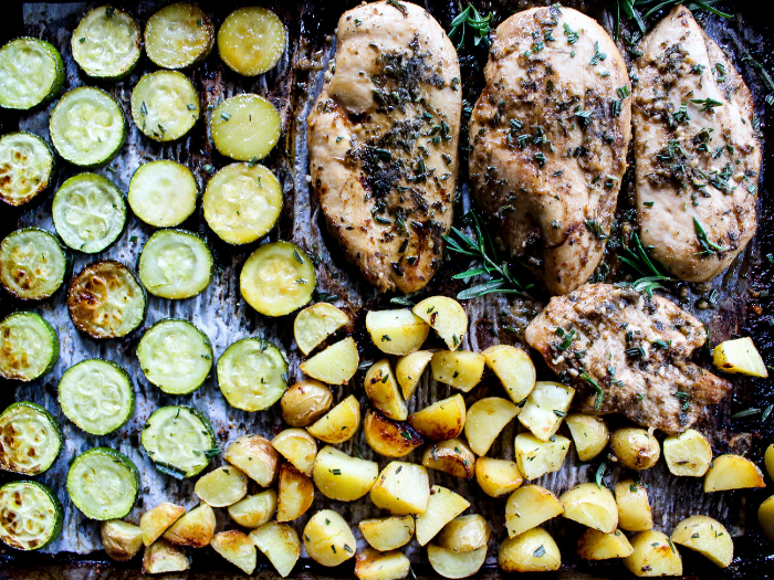 Sheet Pan Chicken with Potatoes & Zucchini The Whole Cook