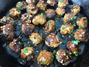 Pineapple Teriyaki Turkey Meatballs
