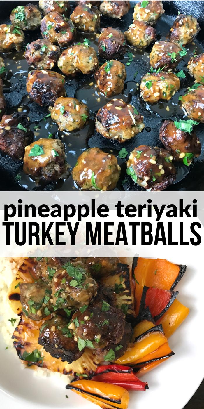 Pineapple Teriyaki Turkey Meatballs PINTEREST The Whole Cook