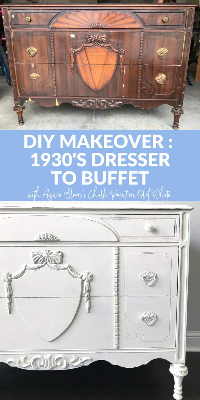 1930s Dresser to Buffet PINTEREST