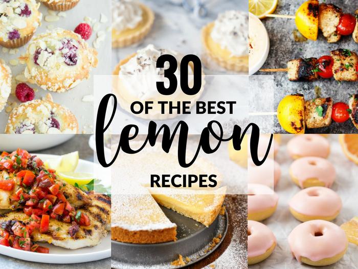 30 of the Best Lemon Recipes FEATURE