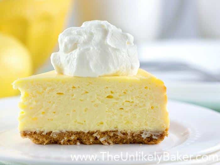 Best Lemon Cheesecake Ever by The Unlikely Baker
