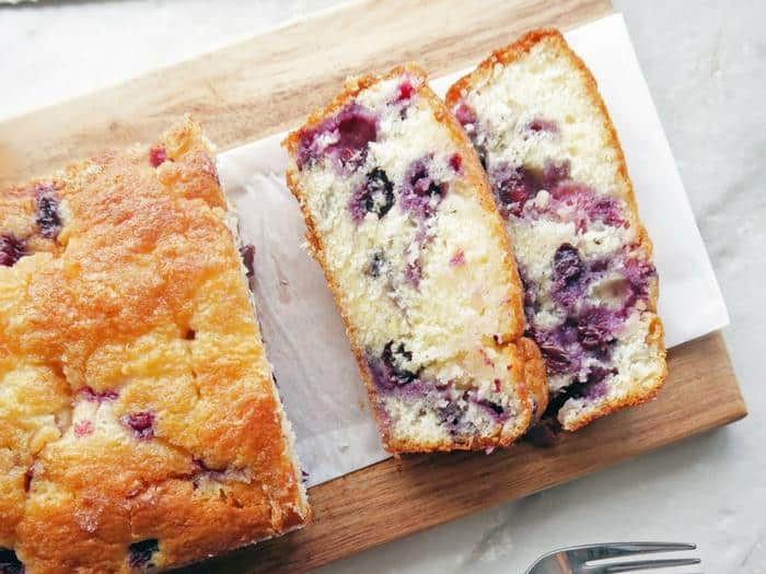 Classic Lemon Blueberry Loaf Cake by Yay for Food