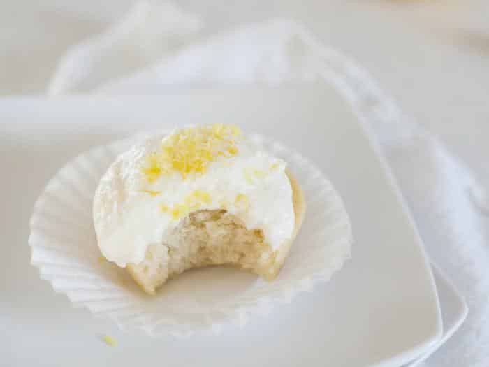 Double Lemon Cupcakes with Buttercream Frosting by Joyfully Mad