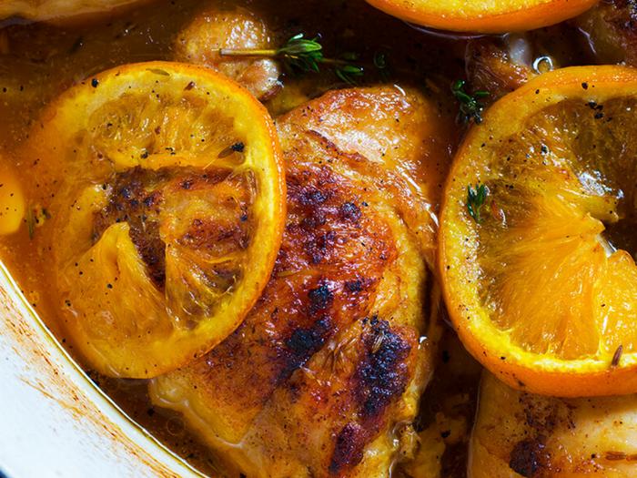 Orange Cumin Roast Chicken by Cooking Maniac