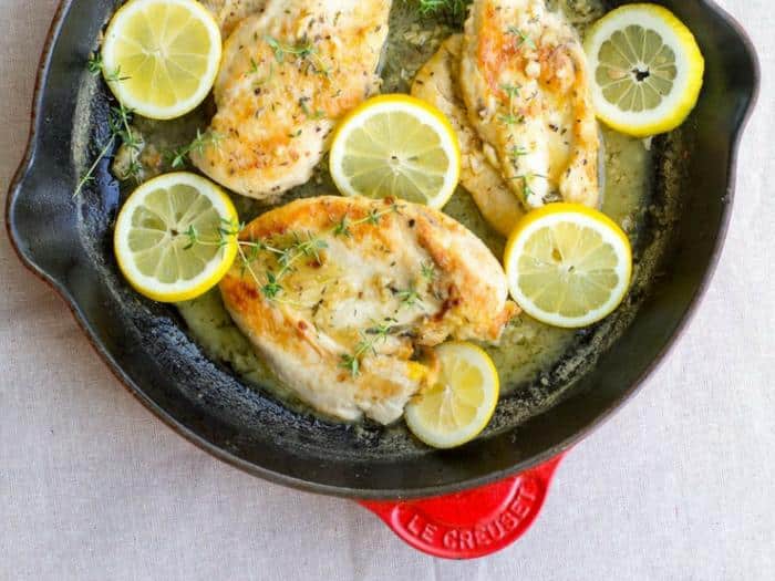 Quick Lemon Thyme Chicken by Nourish and Fete