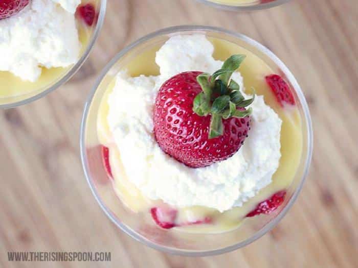 Strawberry Shortcake & Lemon Curd Parfait by The Rising Spoon