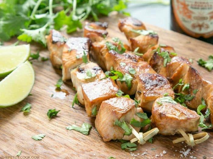 Beer Lime Chicken Skewers by The Petite Cook(1)