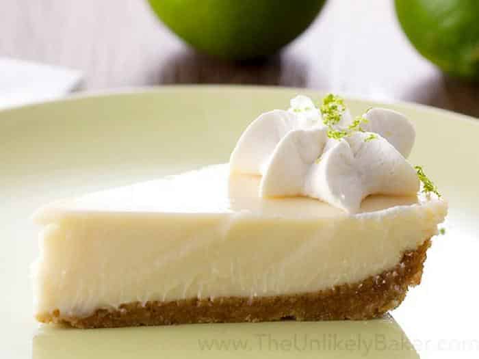 Eggless Key Lime Pie by The Unlikely Baker
