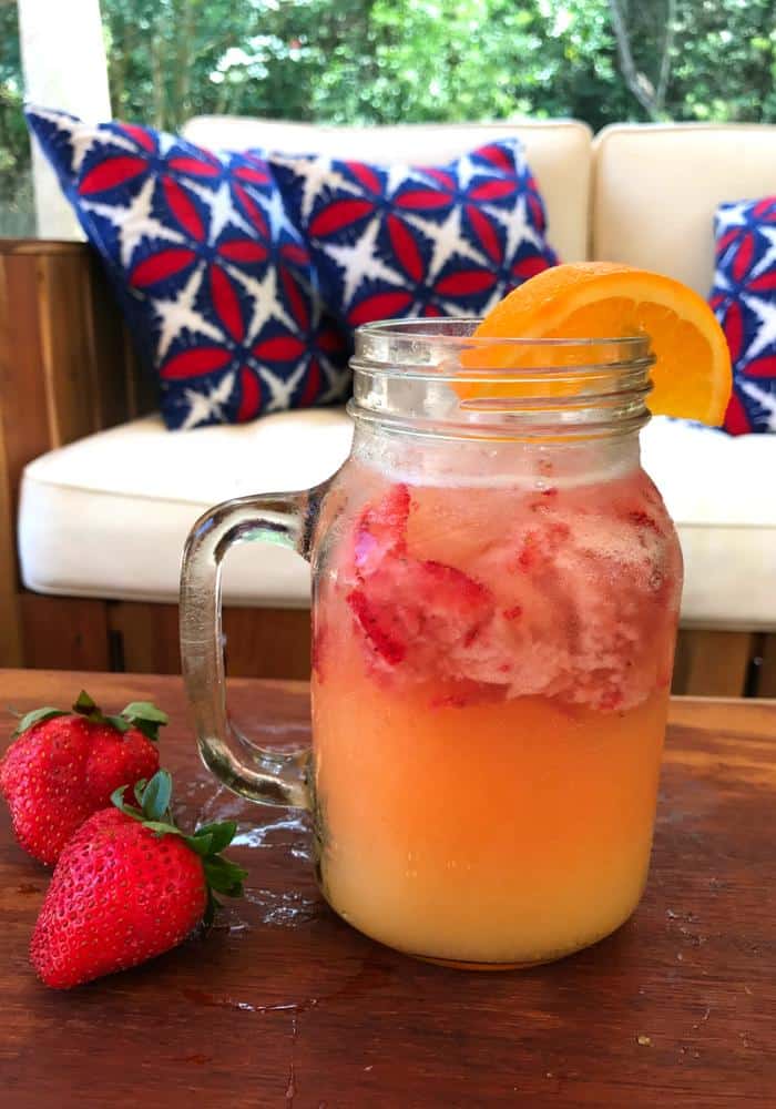 Orange Strawberry Fizz by The Whole Cook FEATURE