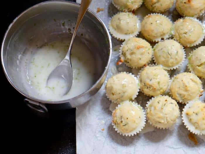 Zucchini Lime Cupcakes by Farm Fresh Feasts