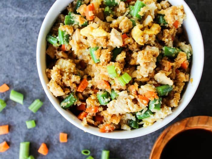 Chicken Fried Cauliflower Rice by The Whole Cook horizontal(1)