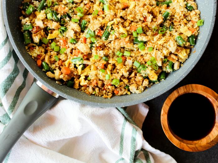 Chicken Fried Cauliflower Rice by The Whole Cook horizontal(3)