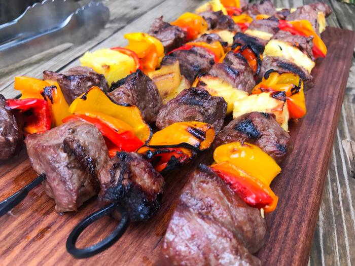Hawaiian Steak Kabobs by The Whole Cook HORIZONTAL FEATURE