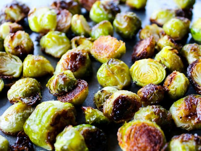 Roasted Brussels Sprouts by The Whole Cook horizontal