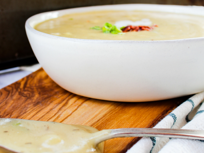30 Minute Dairy Free Potato Soup The Whole Cook