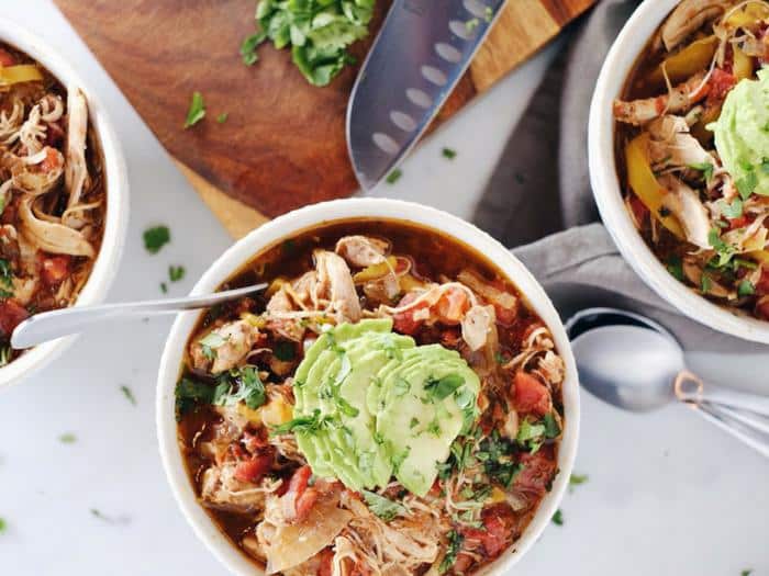 Crockpot Chicken Enchilada Soup by Real Simple Good