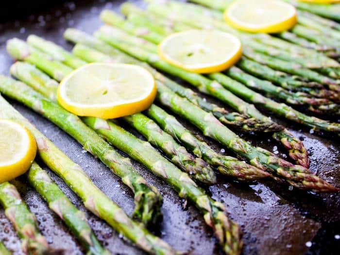 Roasted Lemon Asparagus by The Whole Cook horizontal