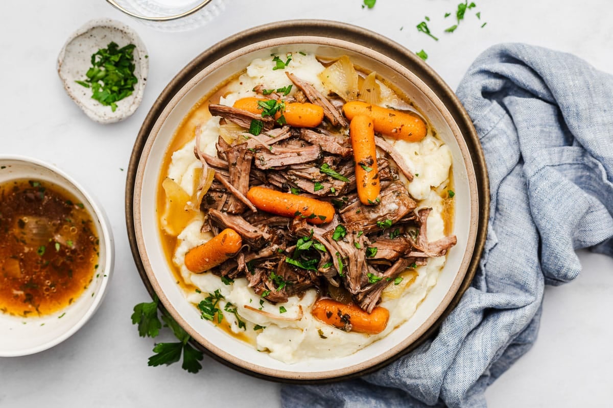 Steak Bites Mashed Potatoes Best Stewing Steak Slow Cooker Pot