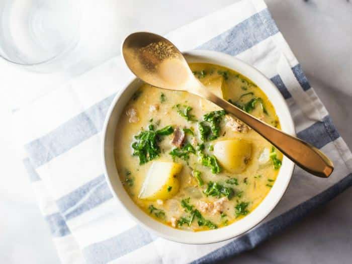 Creamy Crockpot Chicken and Rice - 40 Aprons