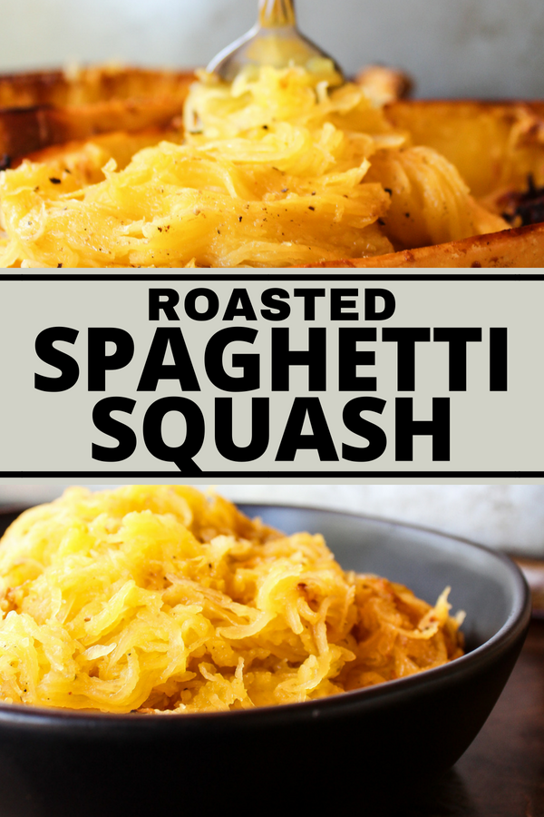 Roasted Spaghetti Squash is the ultimate pasta substitute! It's delicious, good for you, and easy to make!