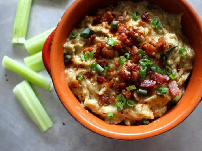 Caramelized Onion Bacon Dip by What Great Grandma Ate