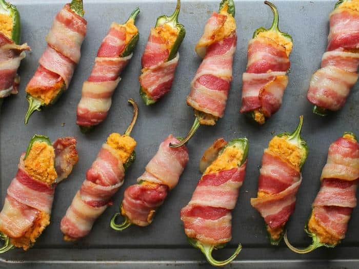 Paleo Jalapeno Poppers with Cashew Cream by A Saucy Kitchen