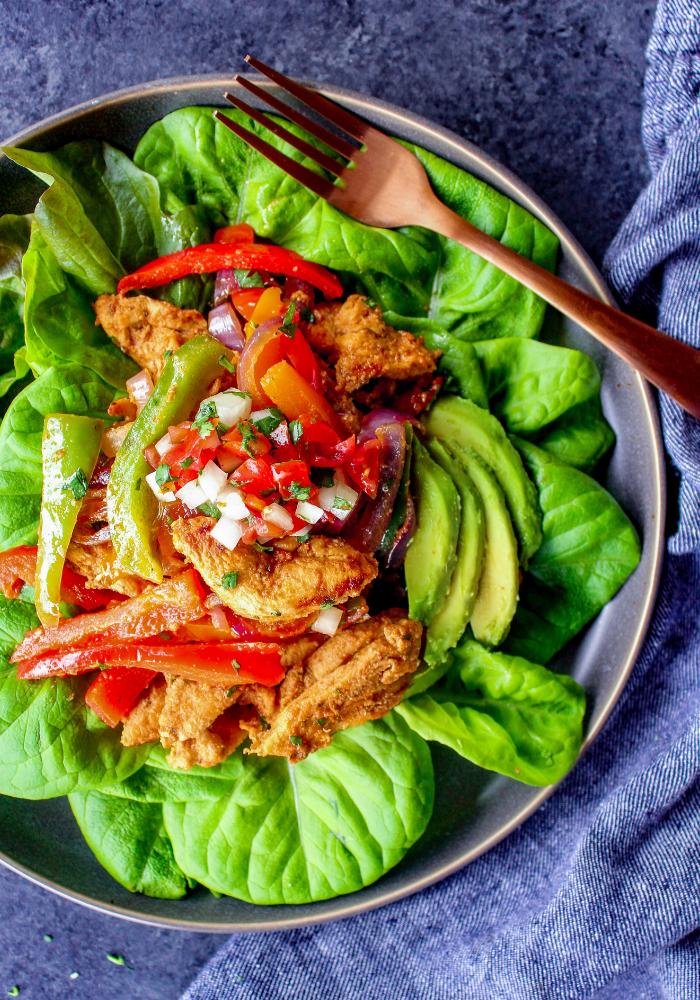 Skillet Chicken Fajitas - The Whole Cook