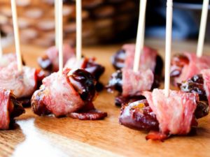 Turkey Bacon Wrapped Dates
