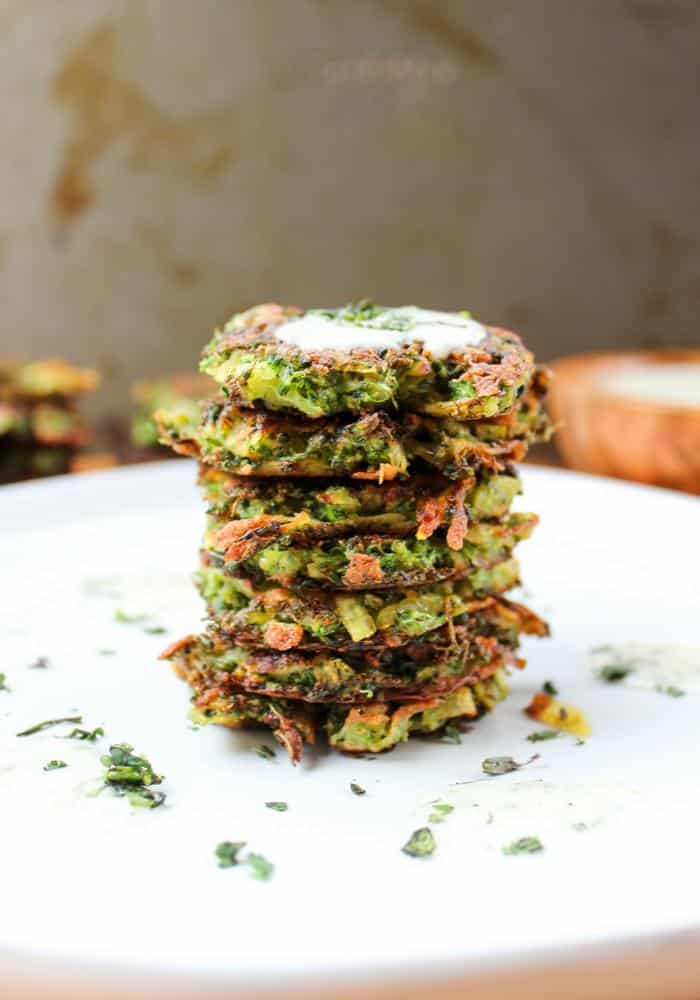 Broccoli Potato Cakes by The Whole Cook vertical
