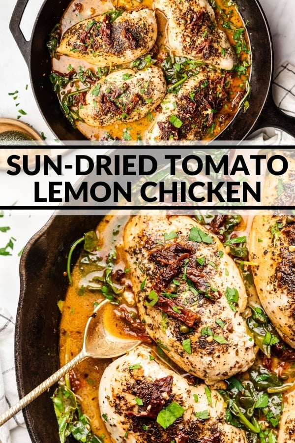 SunDried Tomato Lemon Chicken The Whole Cook