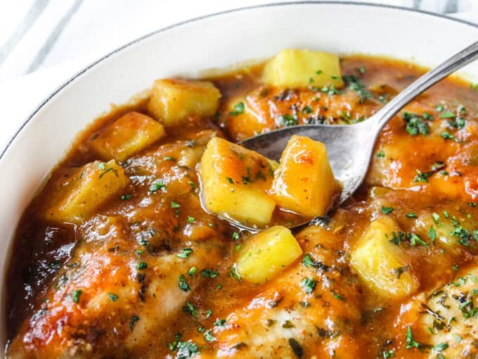 Pineapple Ginger Chicken The Whole Cook