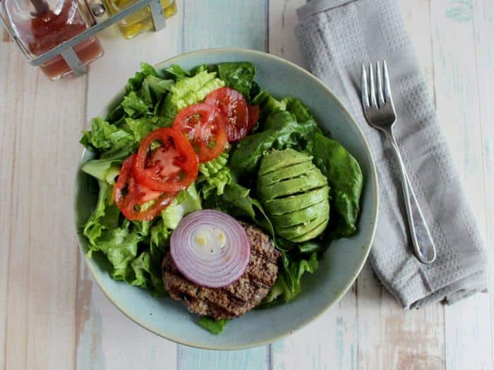 California Burger Bowl by Simple and Savory