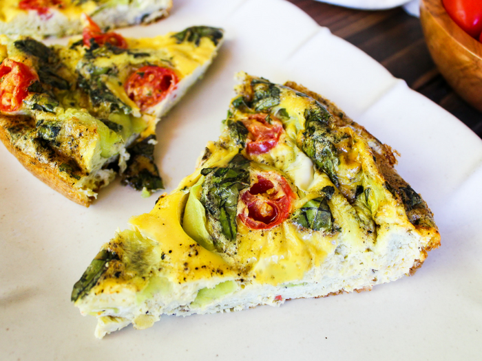 Crustless Summer Vegetable Quiche The Whole Cook