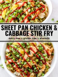 Sheet Pan Chicken & Cabbage Stir Fry - The Whole Cook