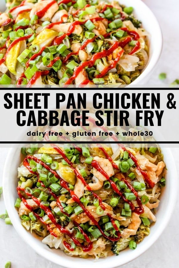 Sheet Pan Chicken & Cabbage Stir Fry - The Whole Cook