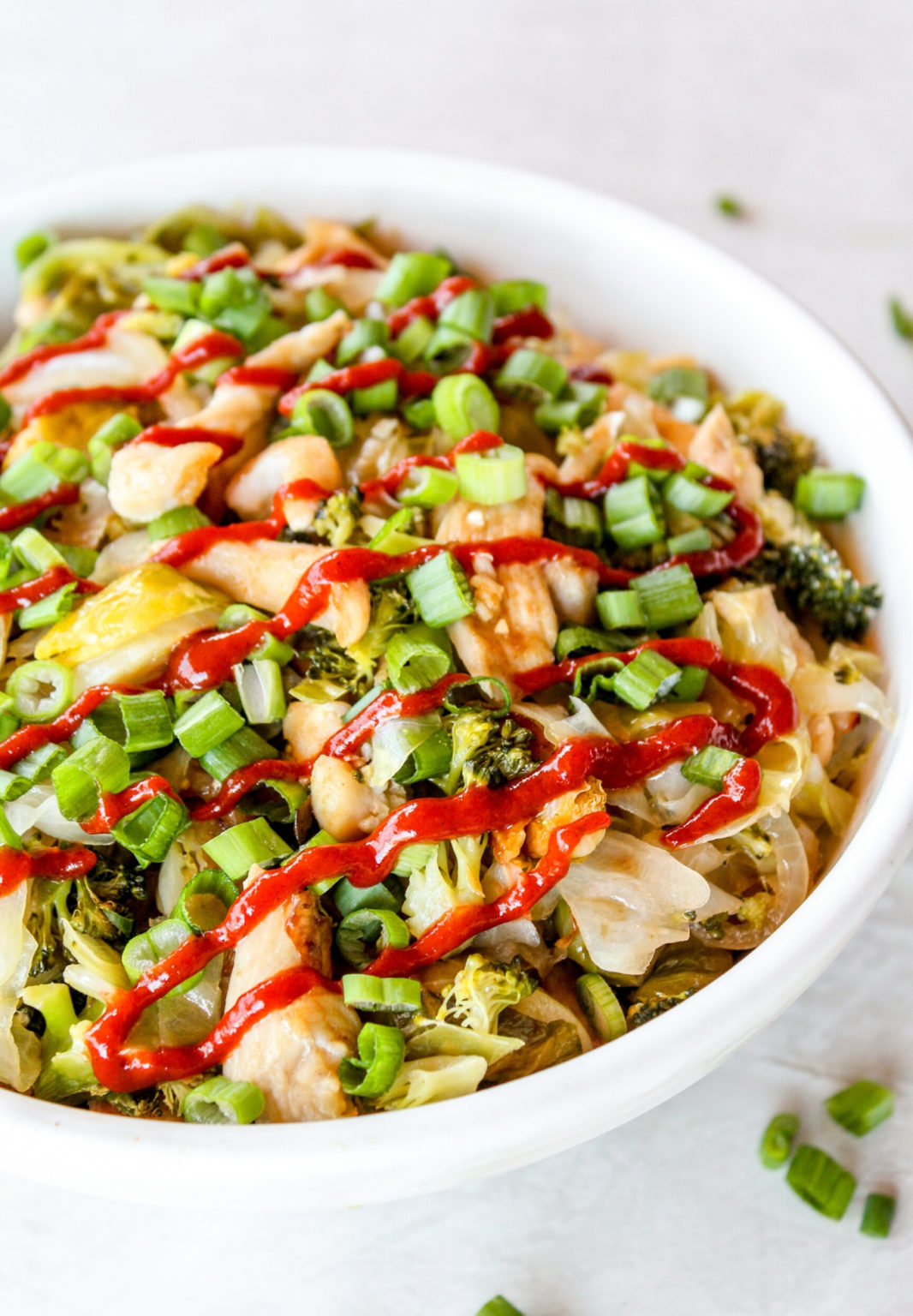 Sheet Pan Chicken & Cabbage Stir Fry The Whole Cook