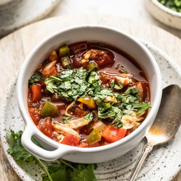 Slow Cooker Chicken Fajita Soup The Whole Cook