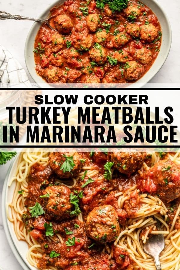 Slow Cooker Turkey Meatballs in Marinara The Whole Cook